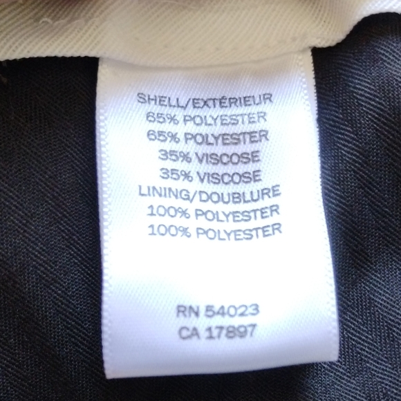 Banana Republic Black Men's Slacks Size 32/34 - Picture 4 of 8